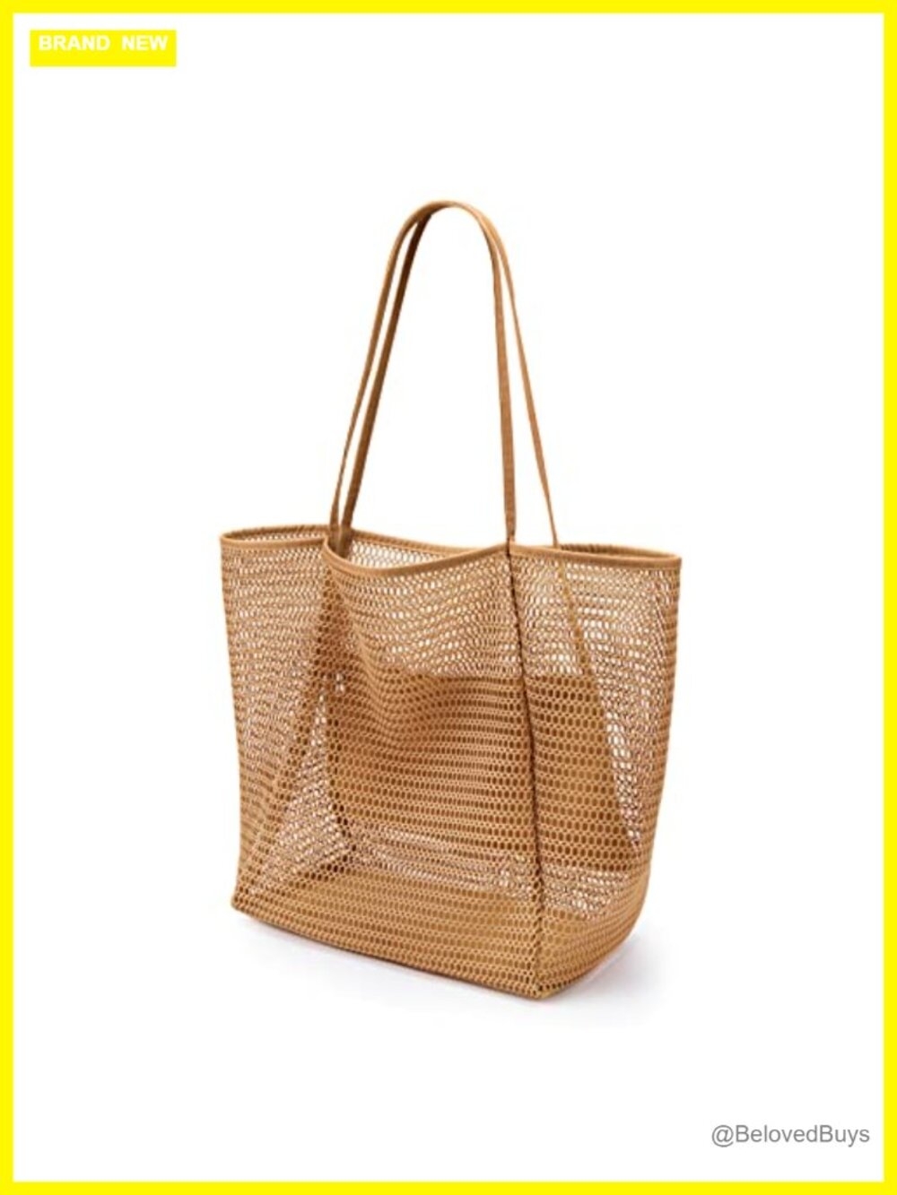 Beach Mesh Tote Bag Foldable Hobo 23L Summer Nylon